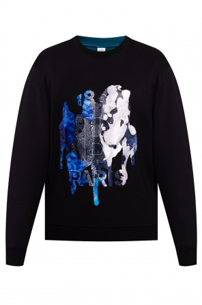 Dolce & Gabbana flocked DG print hoodie